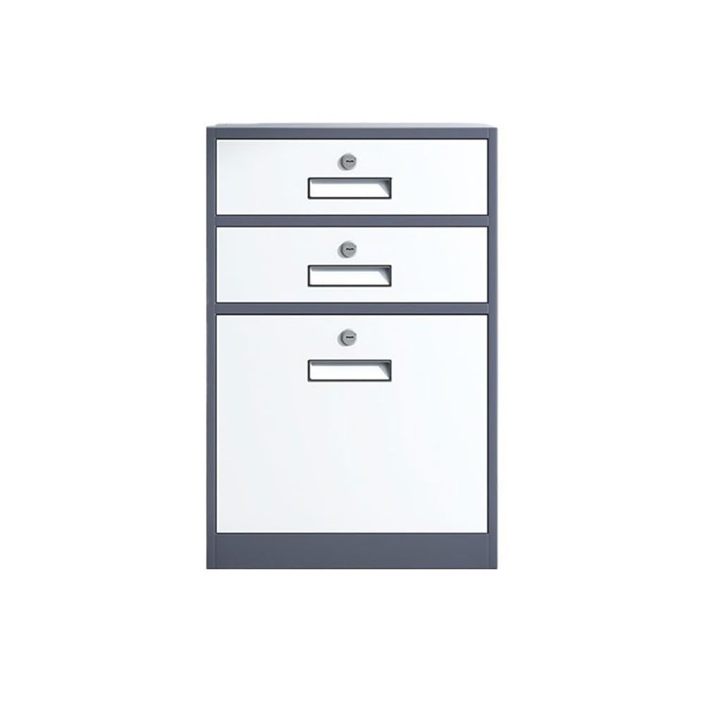 Aioneer Gris File Cabinet Office File Data Organizer Cabinet 3 Tier Large Capacity Drawer Cabinet Balcony Storage Storage Cabinet S Filing Cabinet