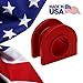 Suspension Dudes PAIR Front Sway Bar CODE RED Bushing Kit FITS Avalanche, Suburban, Escalade, Savana, Sierra, Silverado, Tahoe,Yukon, 1968-2020 Bushings Made In USA, 33MM Stabilizer Bar, K6439 928-565