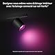 Philips Hue White & Color Amb. Perifo Erweiterungsspot, dimmbar, 16 Mio. Farben, steuerbar via App, kompatibel mit Amazon Alexa, Apple HomeKit & Google Assistant, schwarz (Packung mit 4)