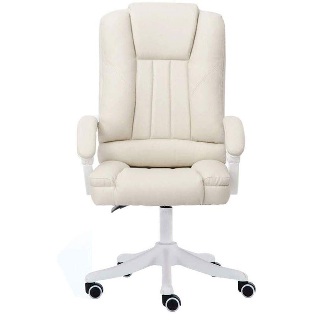 HTTGDGDH Ergonomic Executive Office Chair - Adjustable Height Footrest & Tilt Swivel Chair For Home Office Study Remote Work Comfortable & Stylish Design,