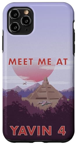 Coque iPhone 11 Pro Max Star Wars rigide Meet Me At Yavin 4