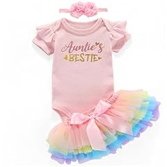 Pink Bodysuit Rainbow Skirt