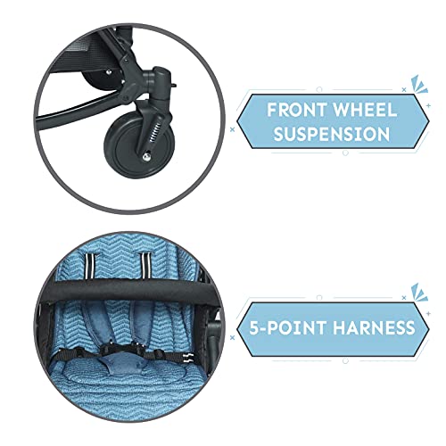 R For Rabbit Rock N Roll Stroller Compact Travel Friendly Pram For Baby