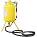 ZJMTOCYU Portable 5-Gallon Air Sandblasting Tank with Blast Gun for Surface Treatment, Steel Construction, Yellow