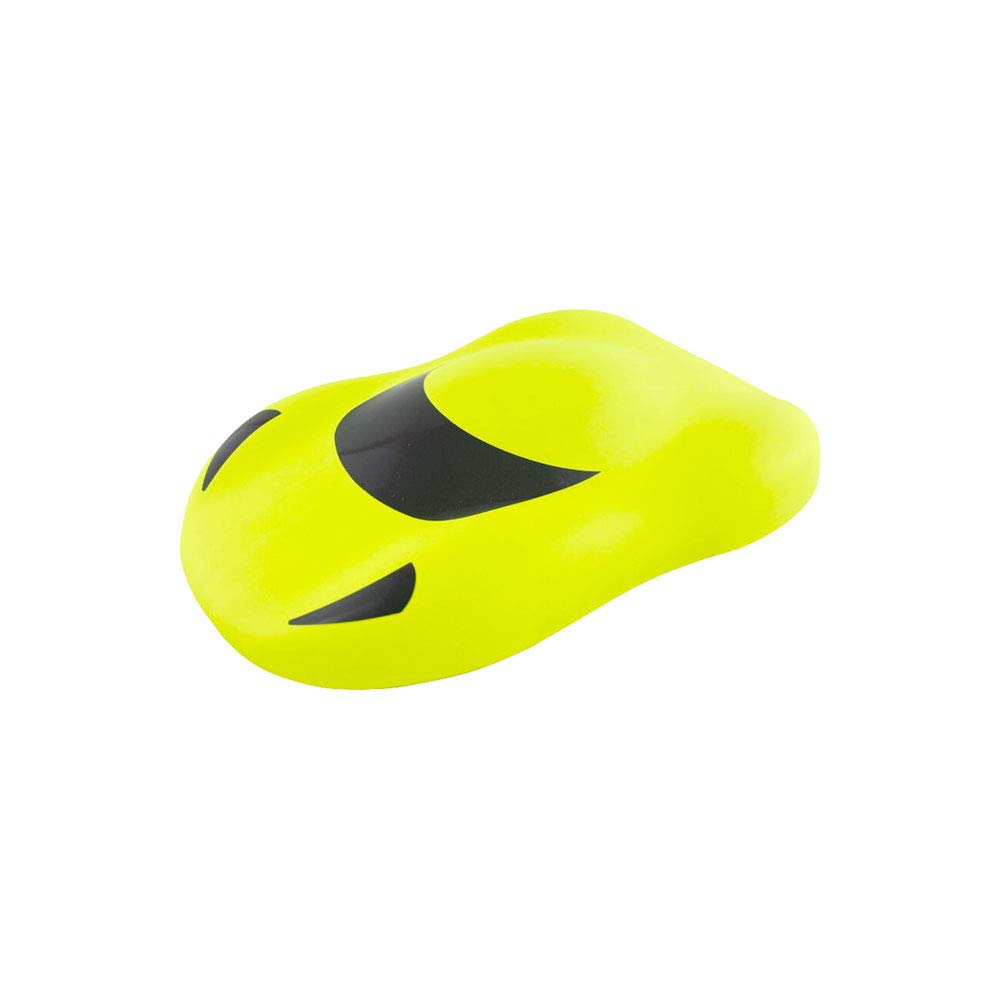 4R Quattroerre.it 16427 Wrapper Spray Giallo Fluo Opaco | Vernice Removibile per Carrozzeria | Pellicola Spray Protettiva UV e Anti-Graffio | Wrapping Liquido Made in Italy