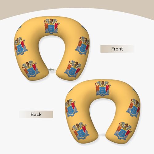 Almohada poliéster semicircular para viaje cómodo miniatura 3