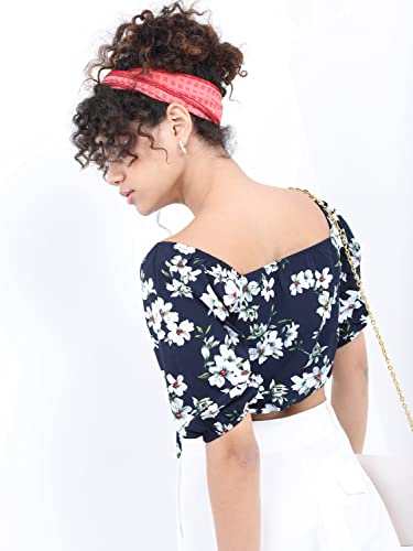 Image of KETCH Women Regular Fit Printed Short Sleeve Tops