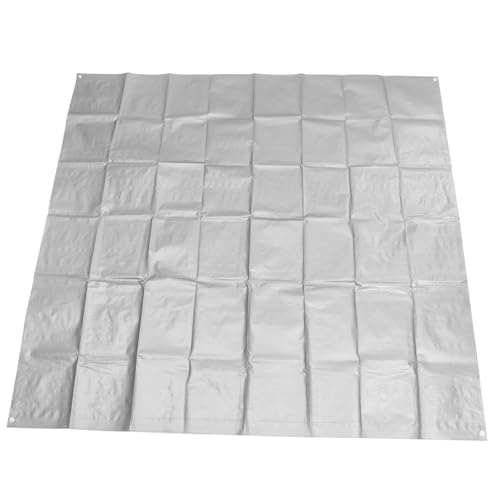 Kisangel Heavy Duty Tarpaulin Cover Transparent Protective Tarp for Camping Outdoor Gatherings and Equipment Grommets