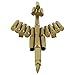 TG,LLC Gun Bullet Shell Casings Shaped Rare Model Air Force Jet Airplane Military Gift