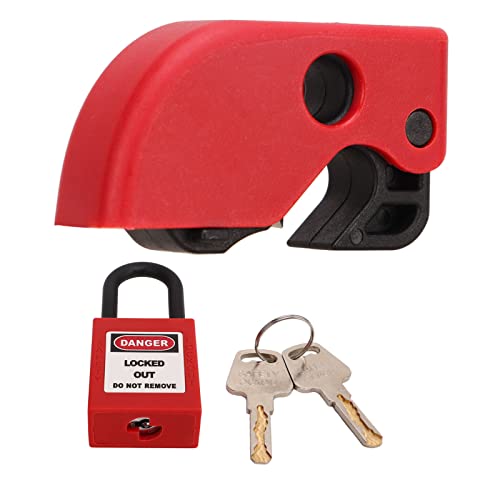 Universal Circuit Breaker Lockout Set, Safe Compact Simple Installation Electrical Lockout Tagout Kit