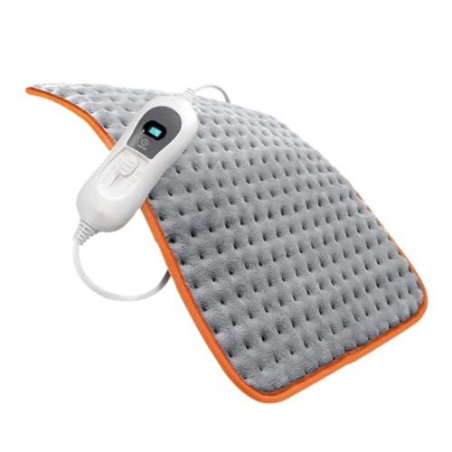 Almohadilla Eléctrica 45x35cm, 100W con 3 Niveles de Temperatura | Apagado Automático, Lavable,...