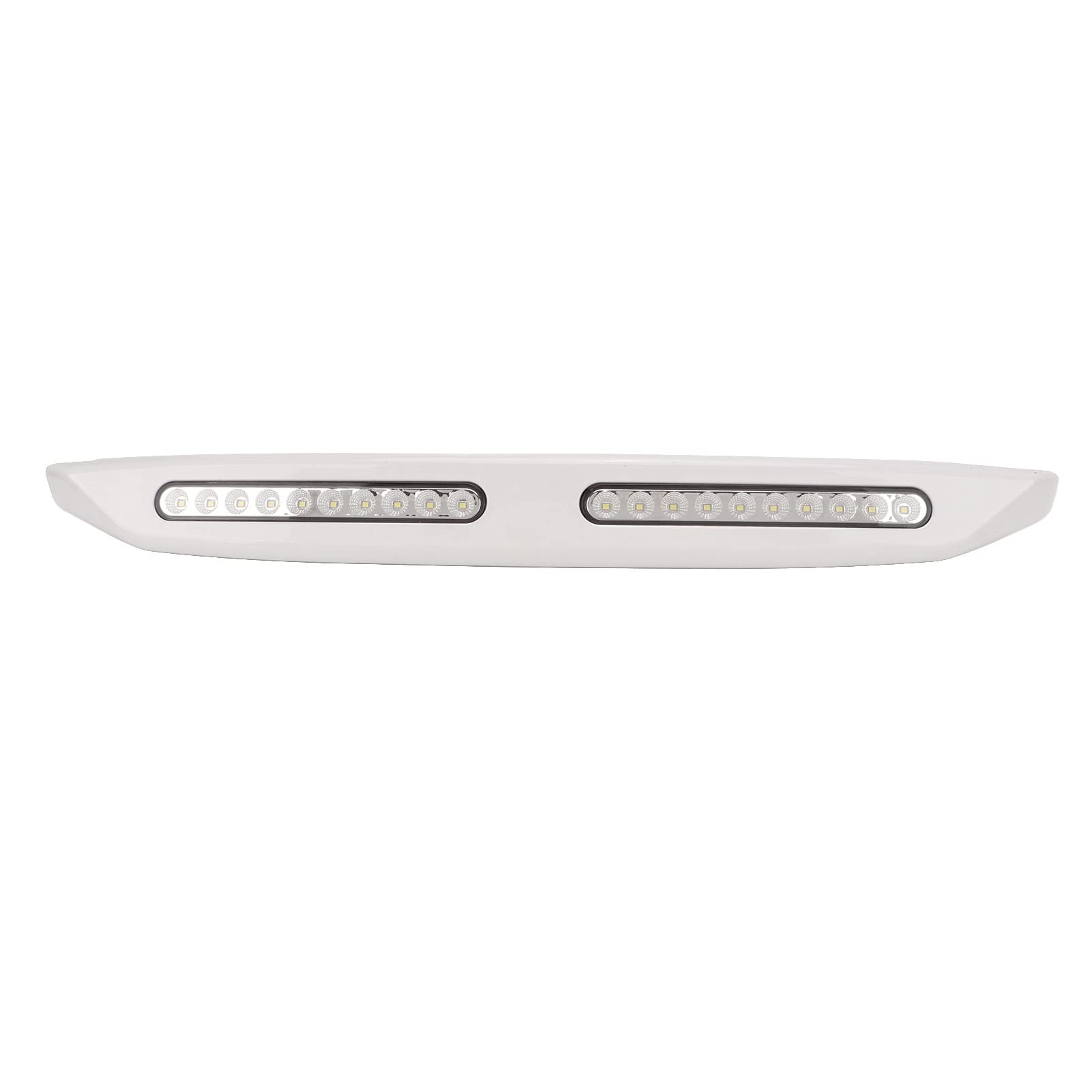Akozon Luci per Veranda a LED per, 20 LED Luci Ad Alta Luminosità 12V Barra Luminosa per Esterni Impermeabile Adatta per S Campers Yachts(Bianco)