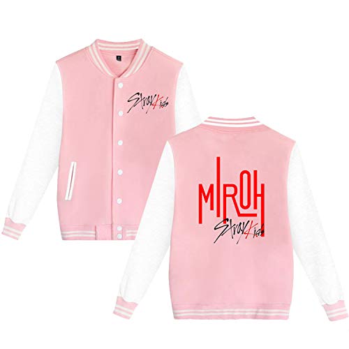 Xkpopfans Stray Kids MIROH Baseball Jacket Felix Jisung Minho Unisex Sweater Coat