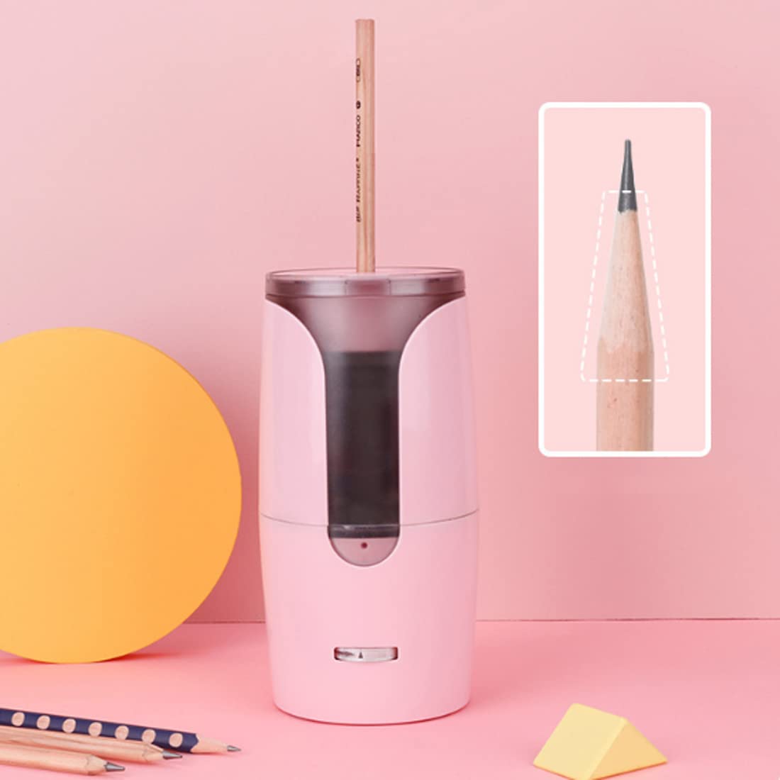 Temperamatite automatico丨Caricabatterie Automatico per Penna e Punta regolabile丨Strumenti per l'apprendimento e L'Ufficio
