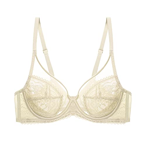 Soutien-gorge en dentelle sans armatures WENJUN chair 80B