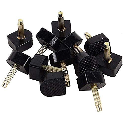 60Pcs High Heel Replacement Tips High Heel Shoe Repair Tips Stiletto Repair Heel Caps Kit Pin Taps Dowel Lifts Replacement Black 5 Sizes By Meiso #TOP4