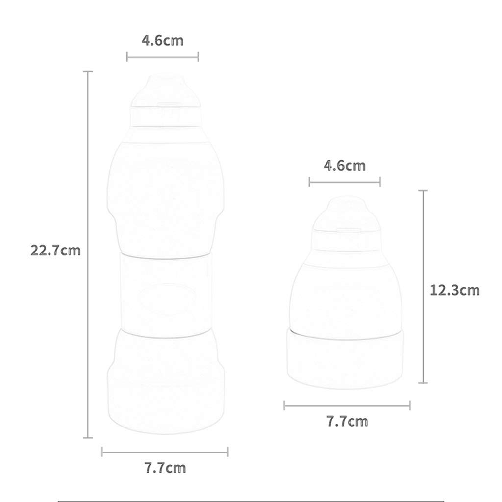 Bottiglia d'Acqua Pieghevole, Semplice Anti-Caduta Gel di Silice Sport All'aperto Tazza di Acqua Portatile (3 Colori)