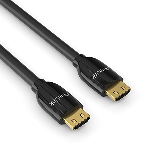 PureLink certified premium HDMI cable ProSpeed with Ethernet and 18Gbps bandwidth (4K, 3D ARC 2.0), including designer plug, EMI shielding and Secure Lock System™