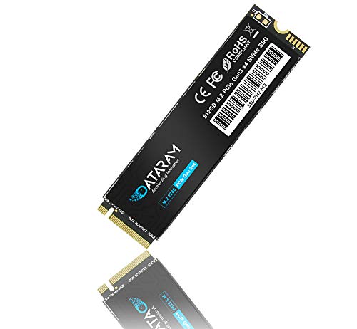 Dataram SSD PCIe NVMe M.2 2280 \bhXe[ghCu PCIe Gen3 8Gb/s (512GB)