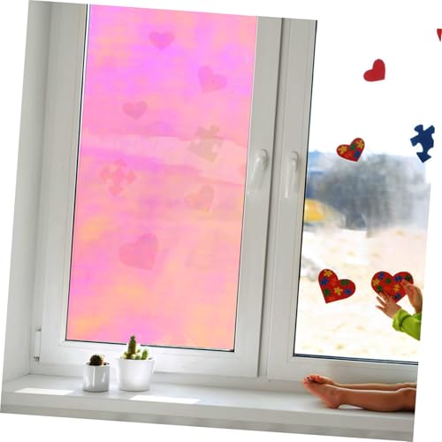 Vinilo decorativo para ventanas efecto holográfico iridiscente miniatura 5