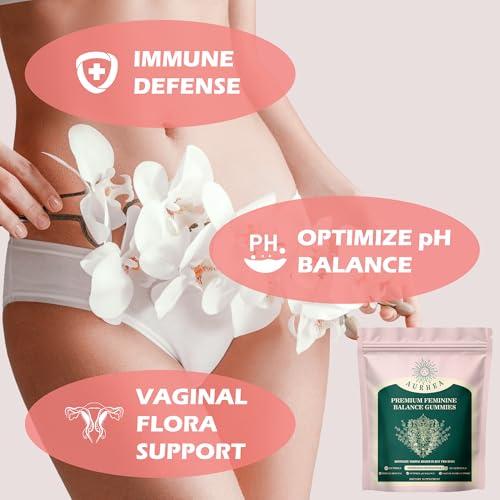Premium Feminine Balance Gummies for Women - pH Balance & Wellness Support with Hawaiian Pineapple, Vegan Gluten-Free Supplement - 60 Count - Image 4