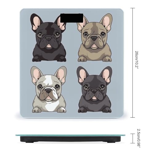 Balanza Digital para Baño con Pantalla LCD y Vidrio Templado miniatura 2