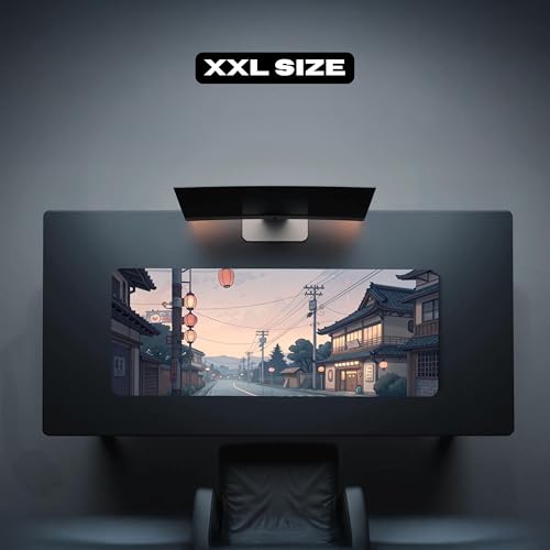 Image of Nostalgic Street Premium Desk Mat | Anti-Skid | Anti-Slip | 60 x 28 cm | Laptop Mat for Work from Home /Office /Gaming- Extended Mouse pad and Keyboard Desk mat