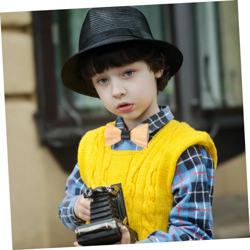 1pc Christmas Bow Tie Boys and Girls Shirt Bowknot Wooden Bow Tie Boys Girls Elegant Decor4