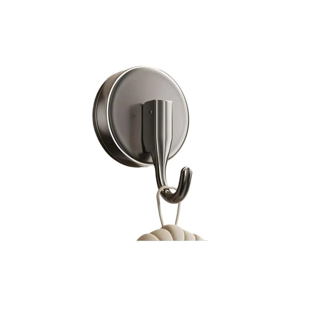 Hgniang No Need to Drill Suction Cup Door Rear Hook Strong Load-Bearing, Kitchen Bathroom Adhesive