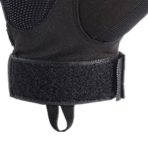 Image of Tactical Riding Gloves for Motorcycle & Bike | Full Finger Protective Sports Gloves for Biking, Shooting, Hiking, Camping & Outdoor Adventure (Black, XL)