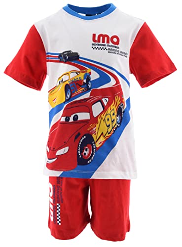 Cars Niños Pijama Corto (Roja,6 años)