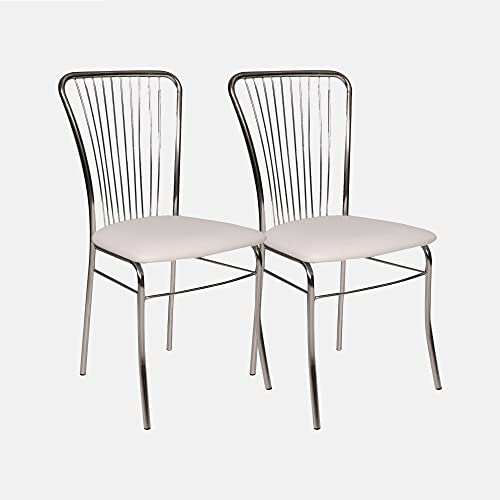 DESIGN ELEGANTE - Questa sedia è caratterizzata da linee semplici e allo stesso tempo molto eleganti - Il design di questa poltrona infatti non passa mai di moda, vi permetterà di arredare in modo completo la stanza dove verrà posizionata