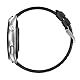 Knauermann PRO 4 EKG-Gesundheitsuhr mit Telefonfunktion – Smartwatch in Silber – Puls, Blutdruck, Blutsauerstoff, HRV, Schlafanalyse – Für Damen und Herren – Silikonarmband Silber