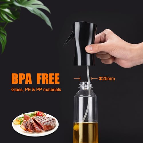 Refillable 300ml Glass Olive Oil Spray Bottle - Dishwasher Safe - Image 5