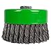 Forney 72756 6-Inch by 5/8-11 Knotted Cup Brush .020 Carbon Steel