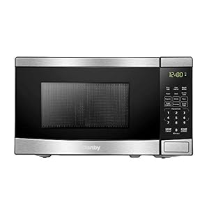 Danby DBMW0721BBS Countertop Microwave, Stainless Steel