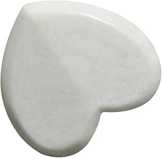 Beatifufu Tábua de raspagem de jade ferramenta facial raspador facial jade ferramenta de raspagem de jade raspador muscular raspador facial reutilizável raspador facial jade natural placa de raspagem uso diário placa de raspagem acessórios pescoço