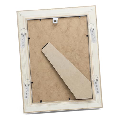 Image of 8pcs Picture Frame Hanging Hardware D-Ring Hangers Metal Screws Easy Install for Wall Decor