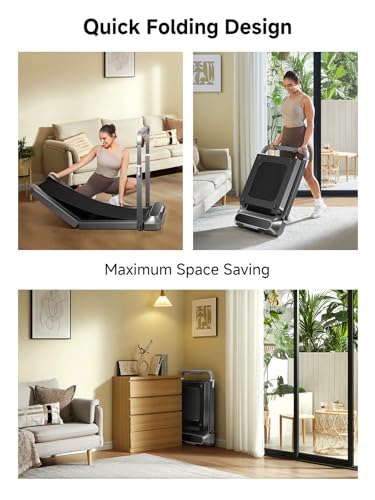 Image of WALKINGPAD Folding Treadmill, 2 in 1 Walking Pad Under Desk Treadmill for Home and Office, Compact Foldable Design with App Control and LED Display