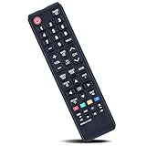ZWP BN59-01199F Replacement Remote Control for Samsung Smart LCD/LED TV, Model: TM1240A UN32J4500AFXZA UN32J525DAF UN43J5200AF UN48JU6400 UN24M4500AFXZA UN40N5200AFXZA UN32J4500AF UN32N5300AFXZA
