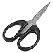 Aexit Paper Crafting Hand Tools Black Plastic Handgrip Stainless Steel Shears & Scissors Scissors 5.5