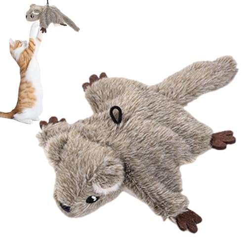 Flying Bird Cat Toy, Automatic Chirping Toy, USB Interactive Cat Toy, Real Chirping Animal, USB Rechargeable Touch Activated Toy