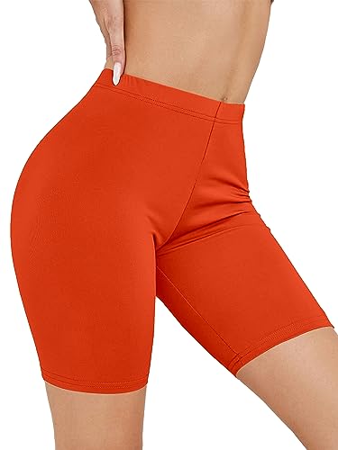 Image of KYDA Women's Anti Bacterial Cycling Shorts, Under Skirt Biker Shorts, High Waist Stretchable Yoga Shorts & Gym Workout Skin Fit Shorties