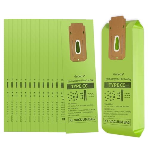Sacs aspirateur de rechange Gudotra type CC pour filtration maximale Oreck XL