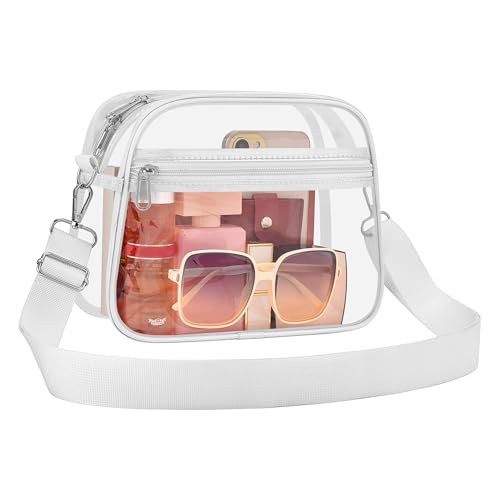 Image of USPECLARE Clear Bag for Stadium Events Clear Sports Fan Handbags Purses