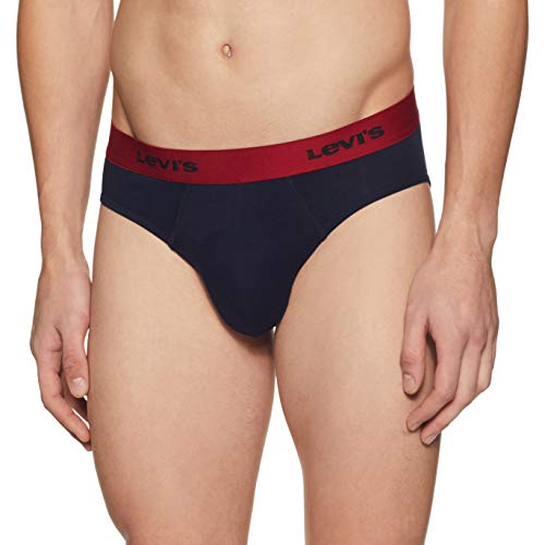 Image of Levi's Men Cotton 019 Classic Brief with Contoured Double Pouch, Tag Free Comfort & Smartskin Technology (Pack of 2)