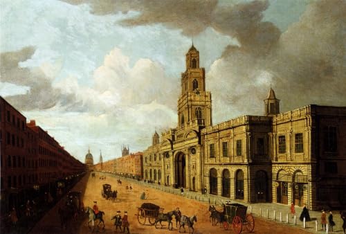 Cuadro Pared Lienzo de 60x90cm para Decorar el Salón con Arte Clásico de la Veduta