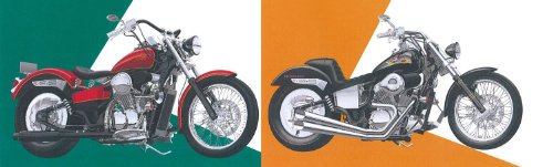 青島文化教材社 1/12 ネイキッドバイク シリーズNo.55 Honda STEED 400 カスタムパーツ付き