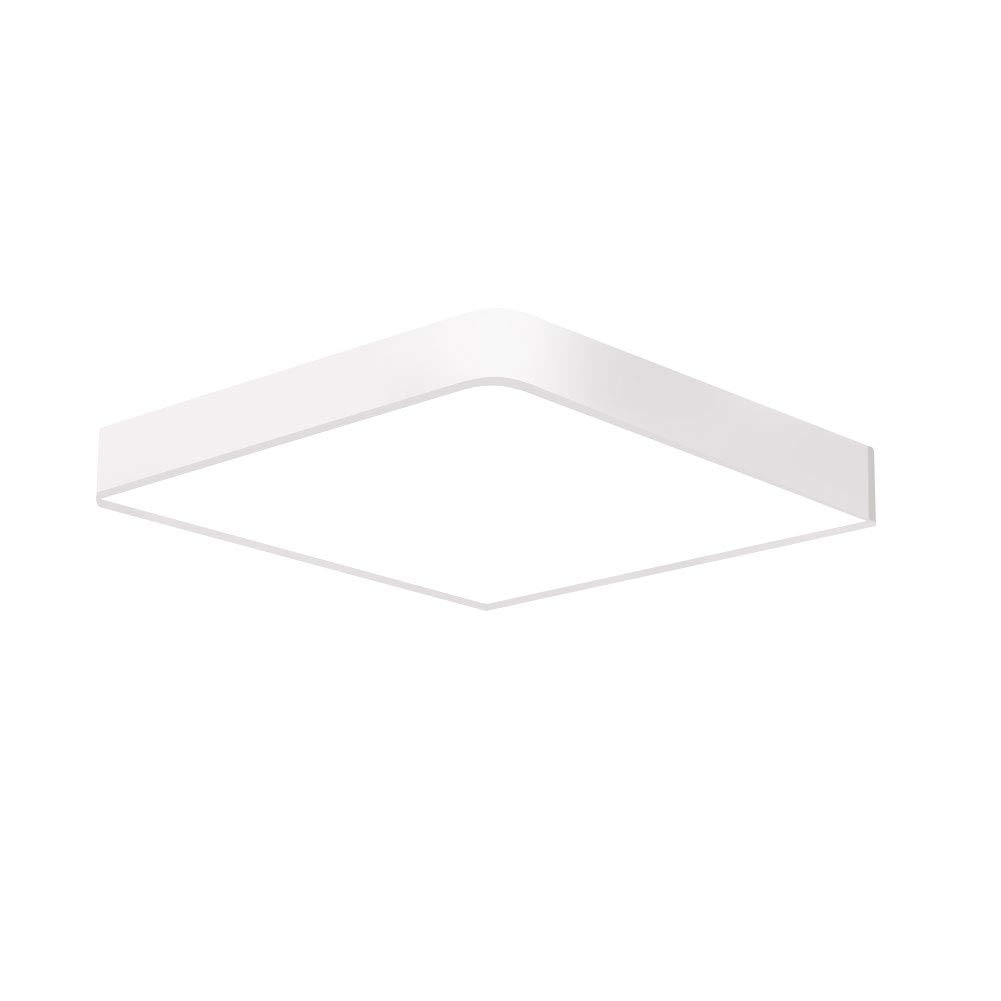 LED Ceiling Light, Modern LED Ceiling Light Panel LED dimmable Panel Ceiling lamp Remote Control for Living Room BedroomKitchen Hallway Balcony Embedded, White, 60x40cm Tricolor