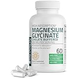 Bronson Magnesium Glycinate 200 MG per Serving Chelated for High Absorption, Gentle On Stomach, Non-GMO, 60 Vegetarian Capsules